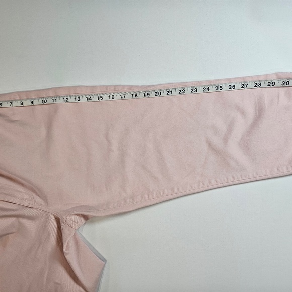 Lauren Ralph Lauren Pants Womens 8 Light Pink Chino Cotton Cropped Casual Solid - Picture 7 of 7